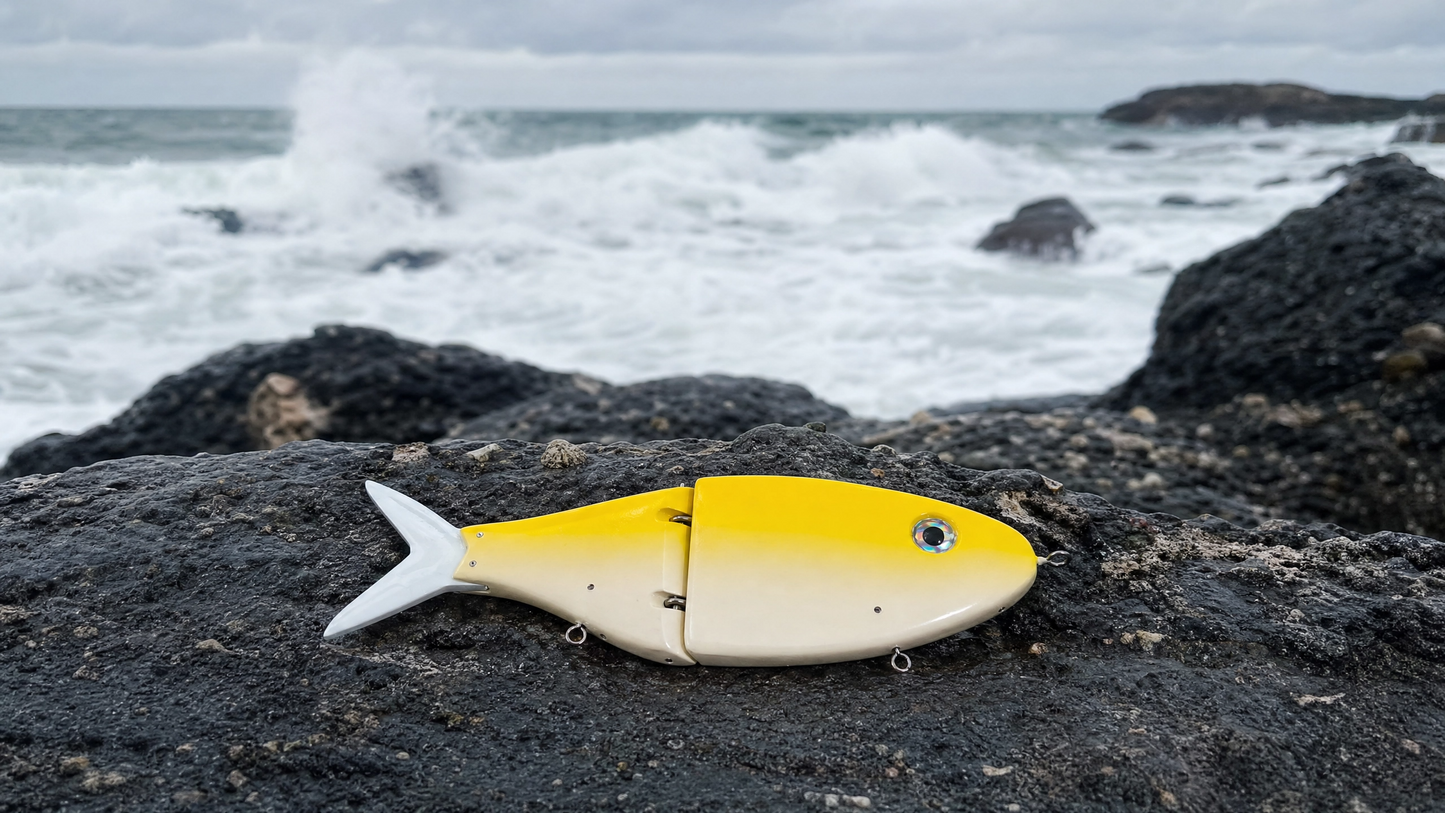 8" Glide Bait – Banana Cream