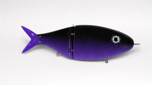 8" Glide Bait – Midnight Eggplant
